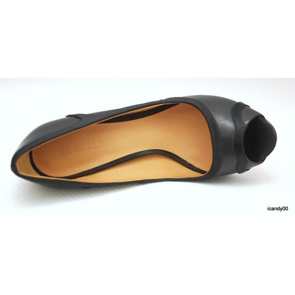 L.A.M.B. LAMB Leighton Open Toe High Heel Platform Pump 9.5 $275 New - Picture 6 of 7